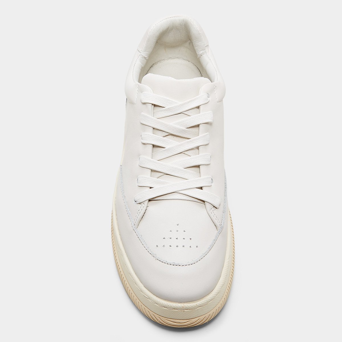 Miniatura Tênis Couro Osklen Hybrid Metallic Back Feminino Off White - 35