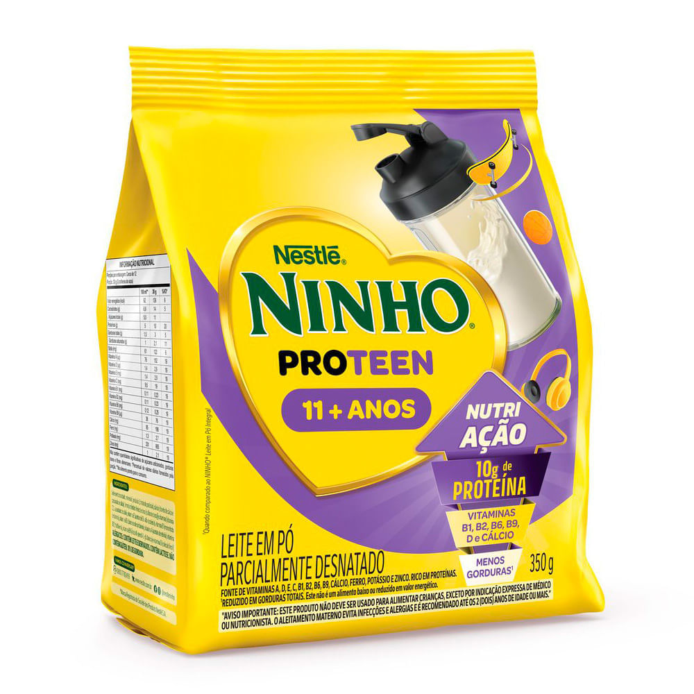 Miniatura Leite em Pó Ninho Proteen Sachê 350g
