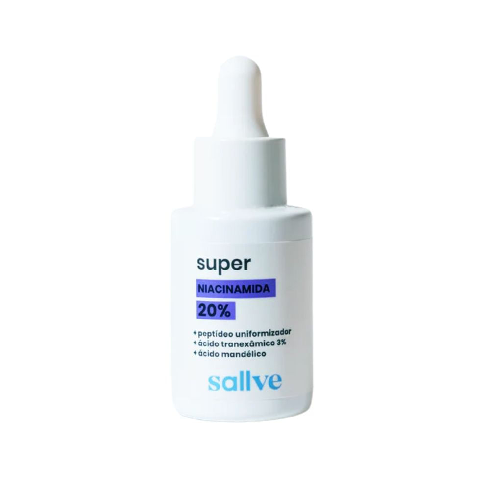 Miniatura Niacinamida 20% Sallve Super Sérum Concentrado 30ml