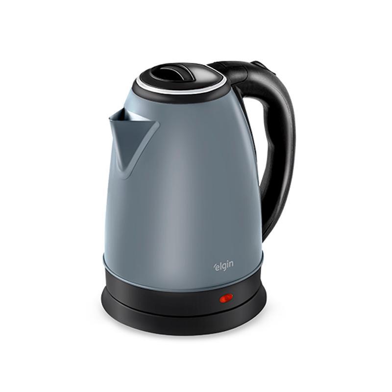 Miniatura Chaleira Elétrica Inox Lunar Jarra Sem Fio 1,8L Elgin 127V