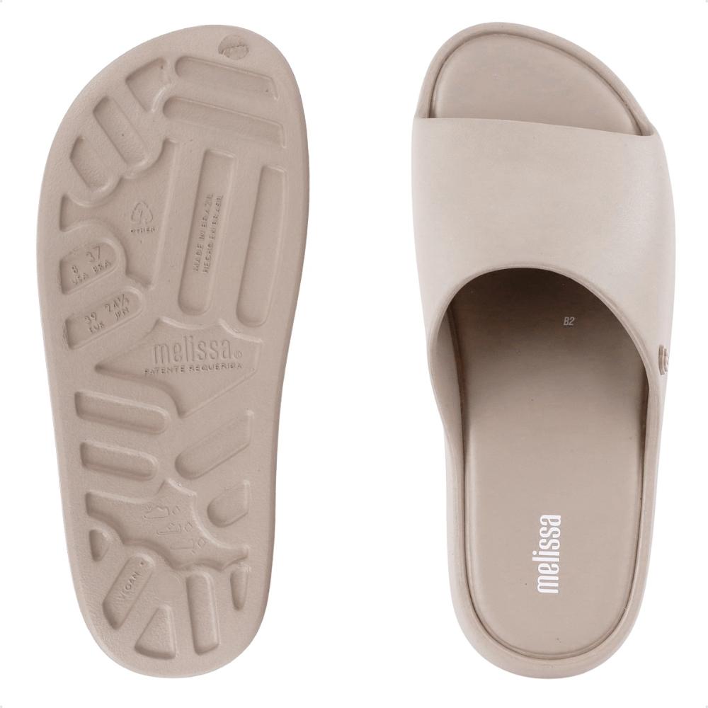 Chinelo Slide Melissa Free Plataforma Feminina Bege - 33/34