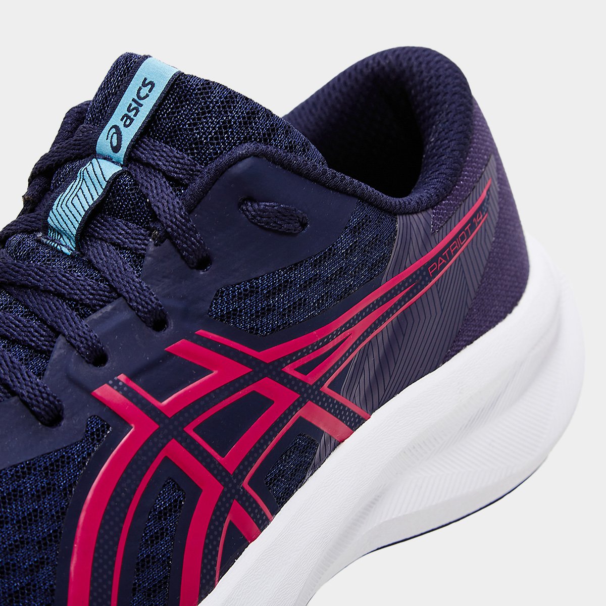 Tênis Asics Patriot 14 Feminino Marinho+Rosa - 34