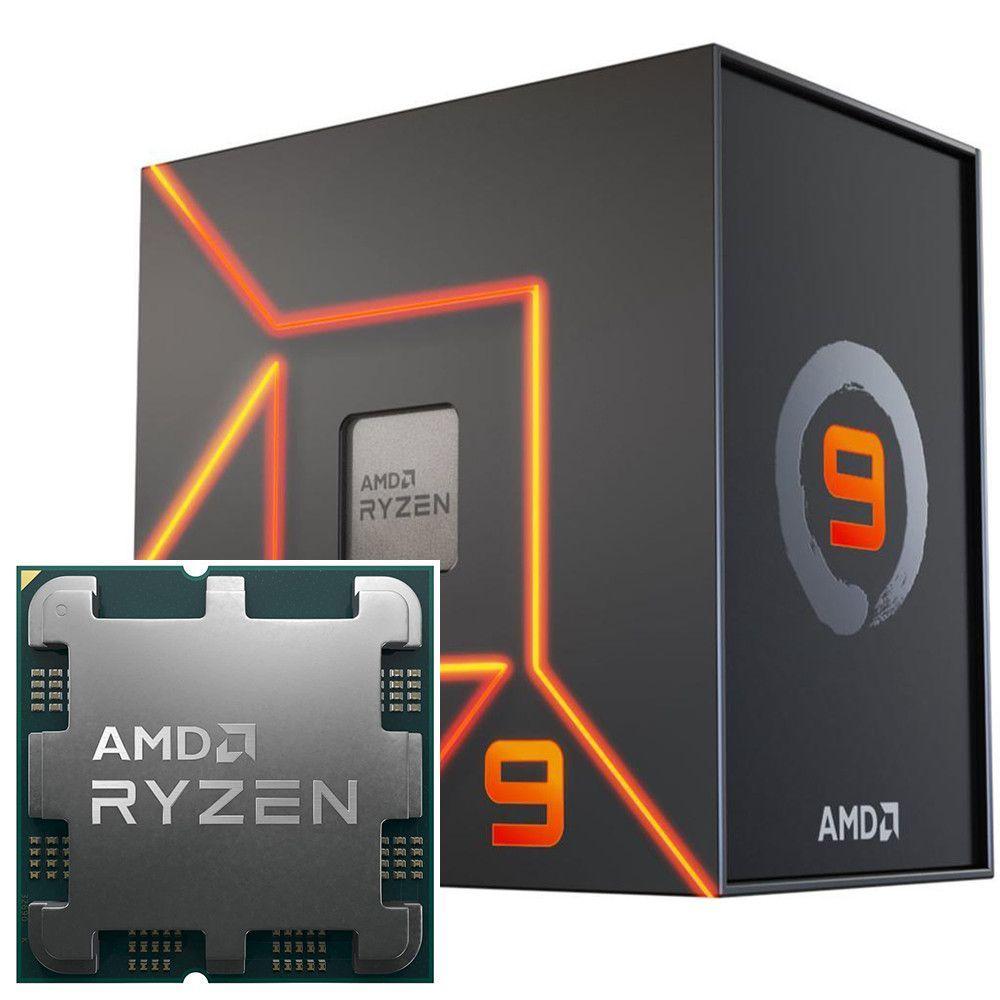 Miniatura Processador Amd Ryzen 9 7900x 76mb 4.7 - 5.6ghz - 100-100000589wof Preto