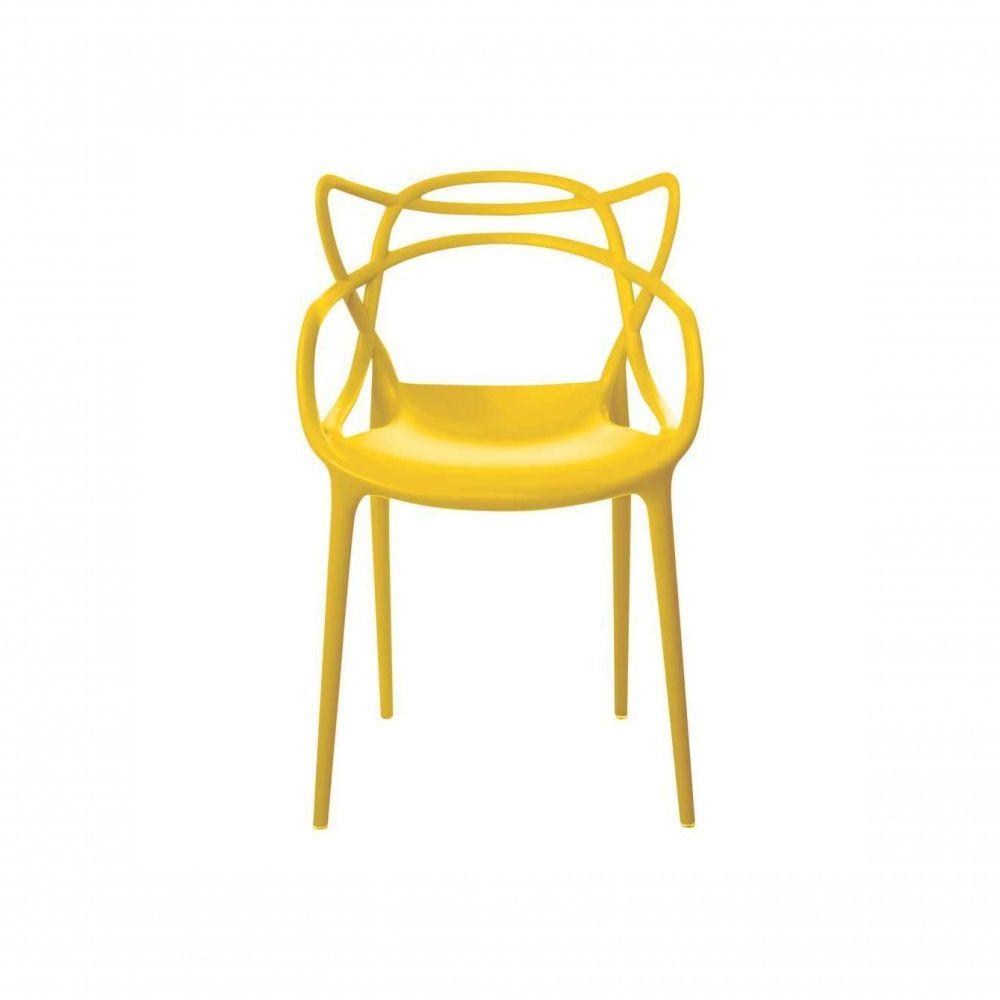 Cadeira Allegra Sala De Jantar Amarelo - D´rossi