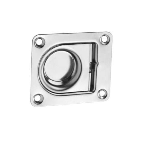 Miniatura Puxador Quadrado Em Inox 65 X 55Mm