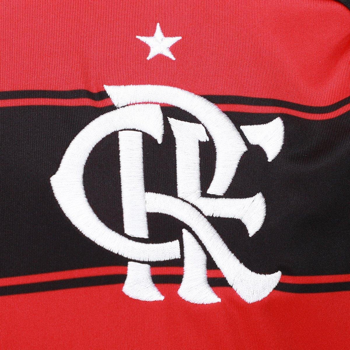 Miniatura Camisa Flamengo I 25/26 s/n Torcedor Adidas Feminina Preto - EP