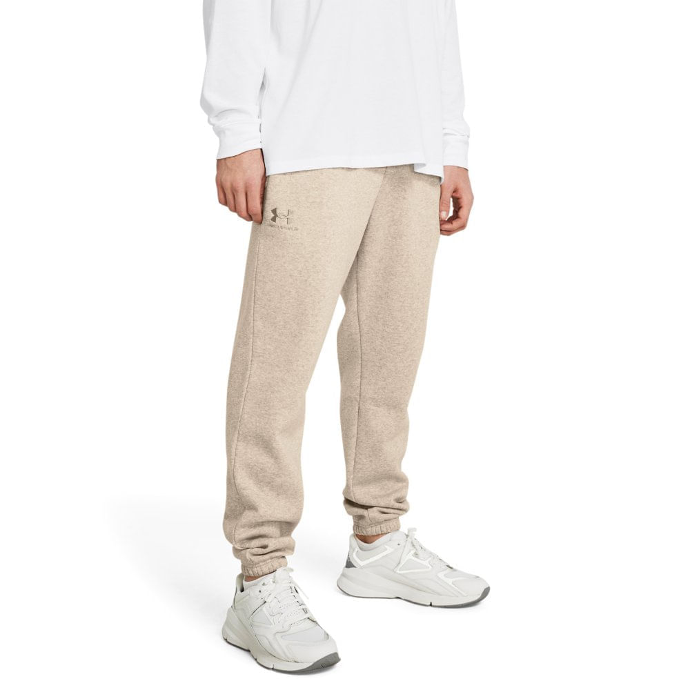 Miniatura Calça Masculina Under Armour Essential Fleece Marrom - P