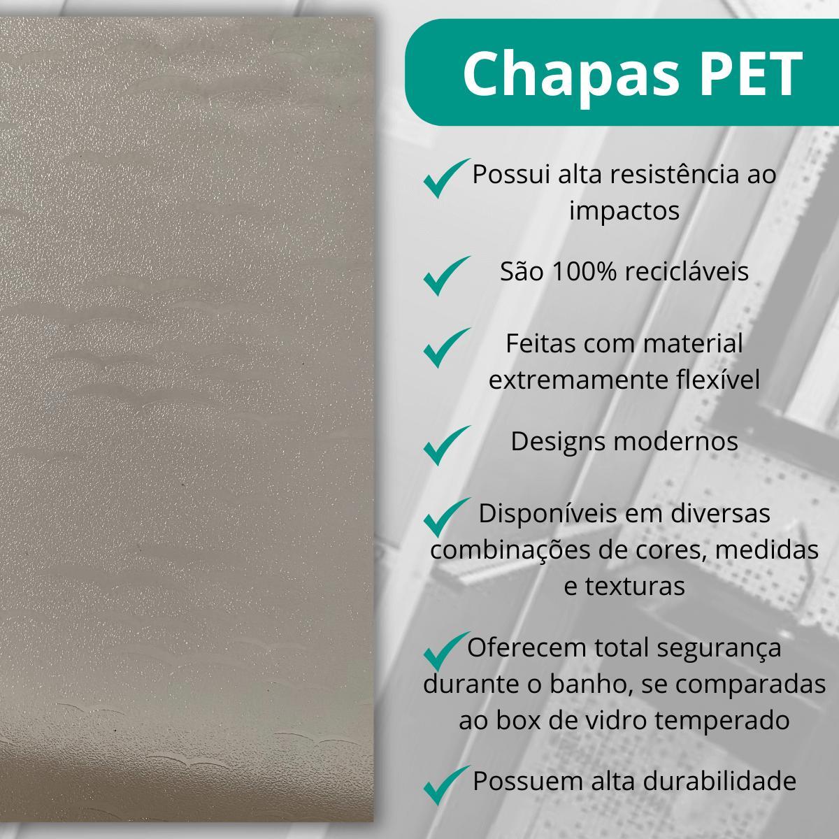 Miniatura Chapa De Acrílico Para Box E Gabinetes 90X98 Revoada Incolor