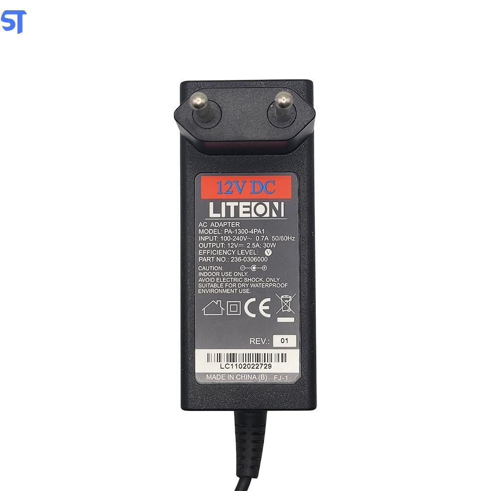 Miniatura Fonte De Alimentação Liteon 12V 2.5A 30W Pino 5,3Mm X 3,2Mm