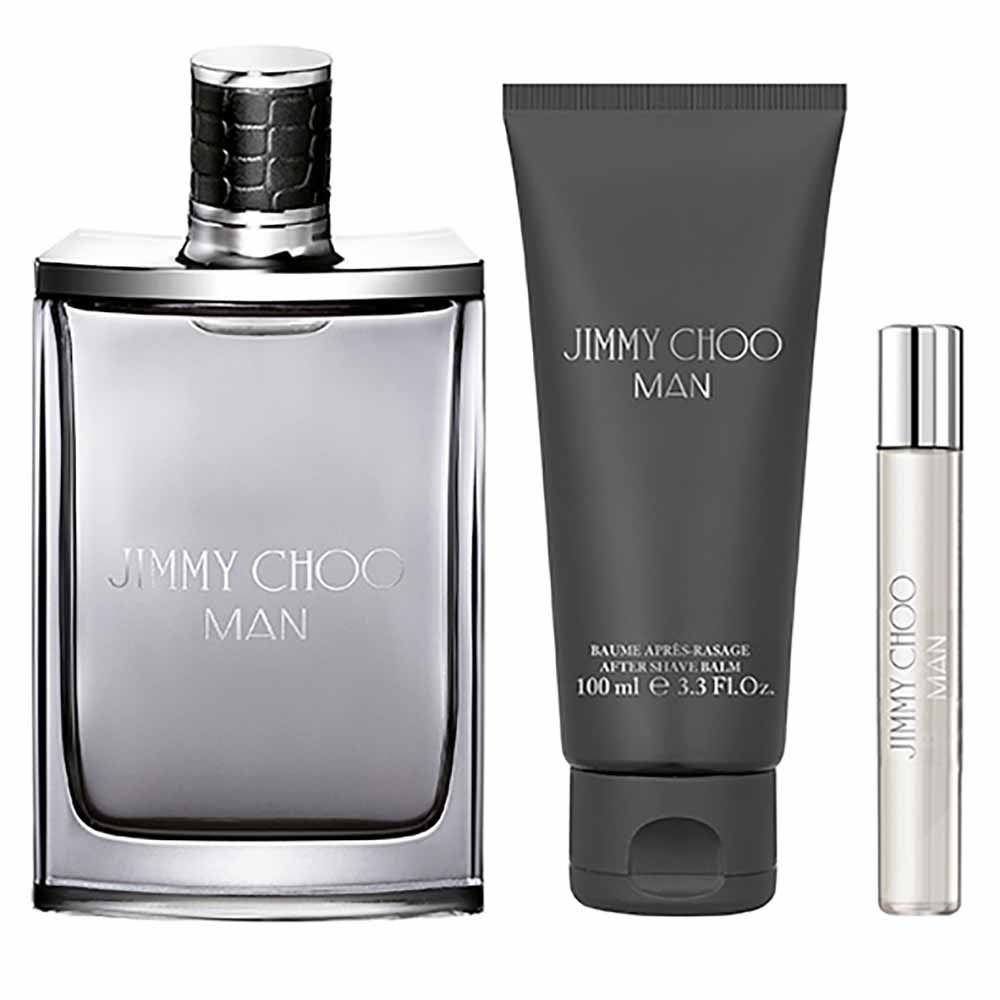 Miniatura Coffret Jimmy Choo Man Kit - Perfume Masculino EDT + Travel Size + Sabonete Liquido Kit