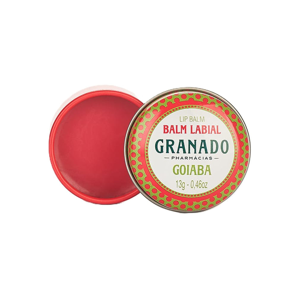 Miniatura Hidratante Balm Labial Granado Goiaba 13g