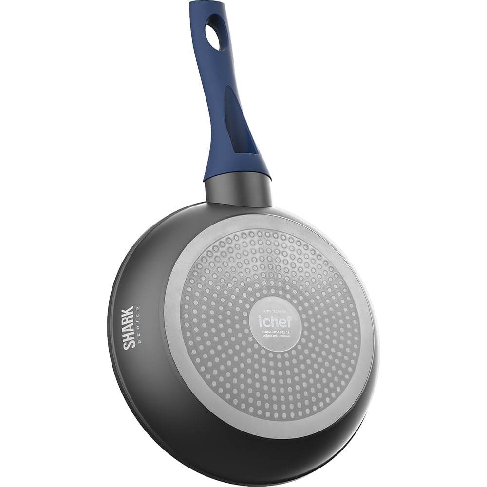 Panela Sauté Grand 24cm Ichef Home Azul Polishop Shark Series | Azul