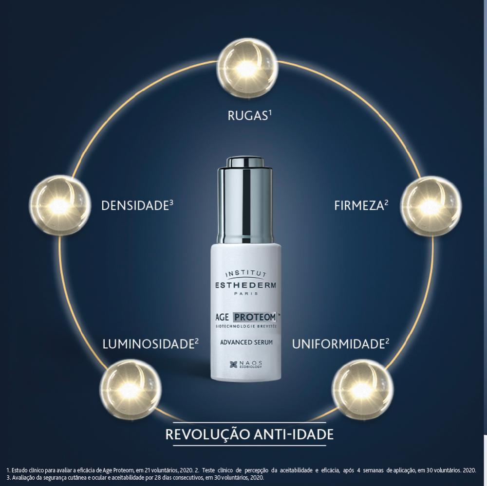 Miniatura Esthederm Age Proteom Longevidade Celular Sérum Facial 15Ml