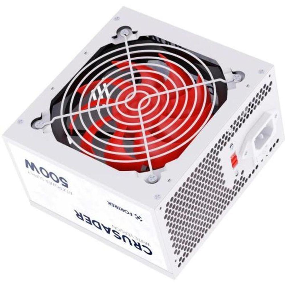 Miniatura Fonte Gamer Atx Fortrek Crusader 500w Branca