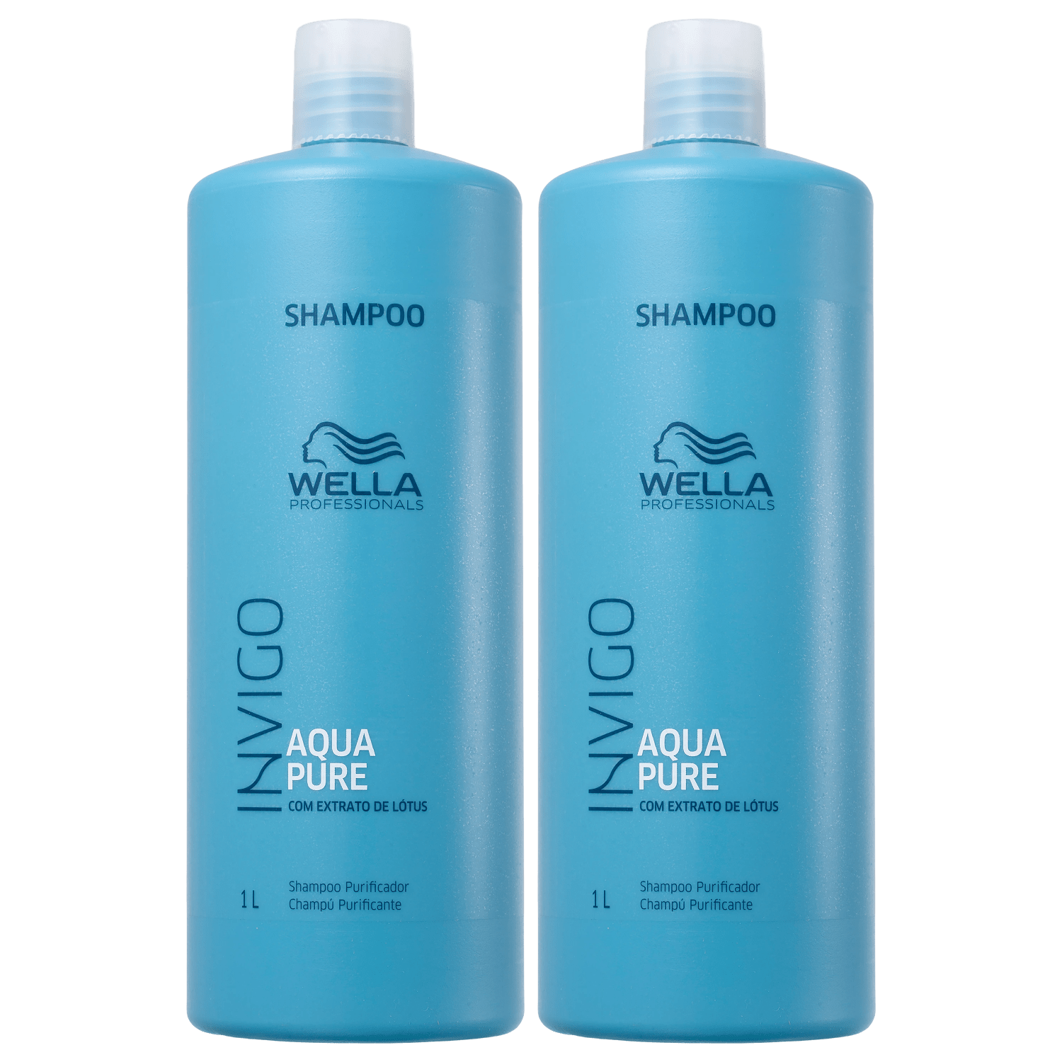 Miniatura Kit Wella Professionals Invigo Balance Acqua Pure Double Shampoo Salon (2 Unidades)