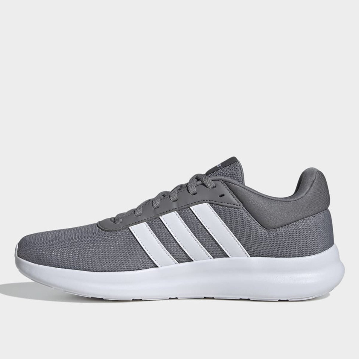 Tênis Adidas Lite Racer Masculino Cinza+Branco - 44