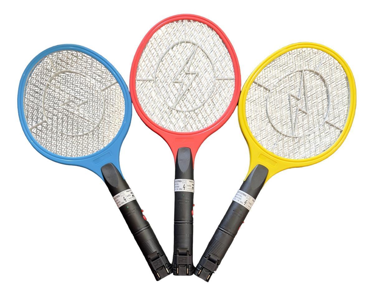 Raquete Elétrica Mata Mosquito Dengue Recarregável - Inmetro