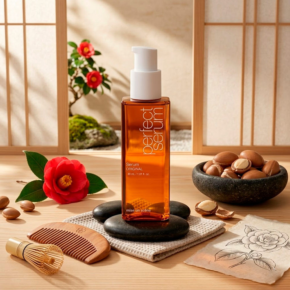 Miniatura Óleo Capilar Mise en Scène Perfect Serum Original 30ml