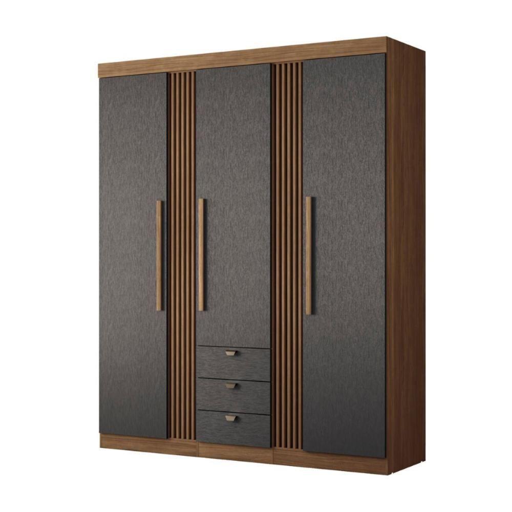 Miniatura Roupeiro 4 Portas Pernambuco 4.4 Jatoba Grafite