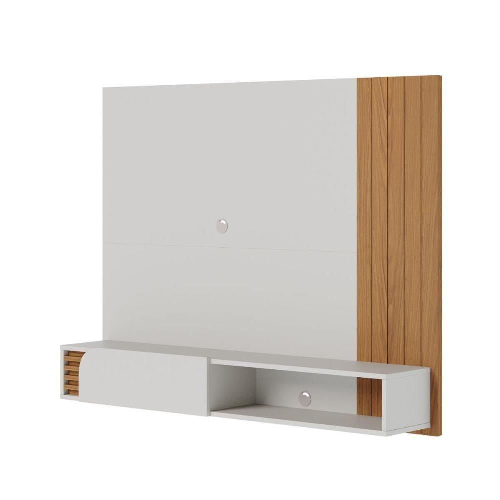 Miniatura Home Suspenso Lucena Para Tv 60 Polegadas Off White Freijo