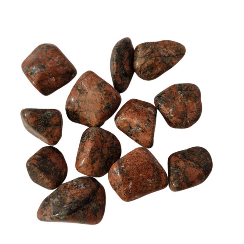 Miniatura Pedra Calcita Laranja Rolada 250G Natural