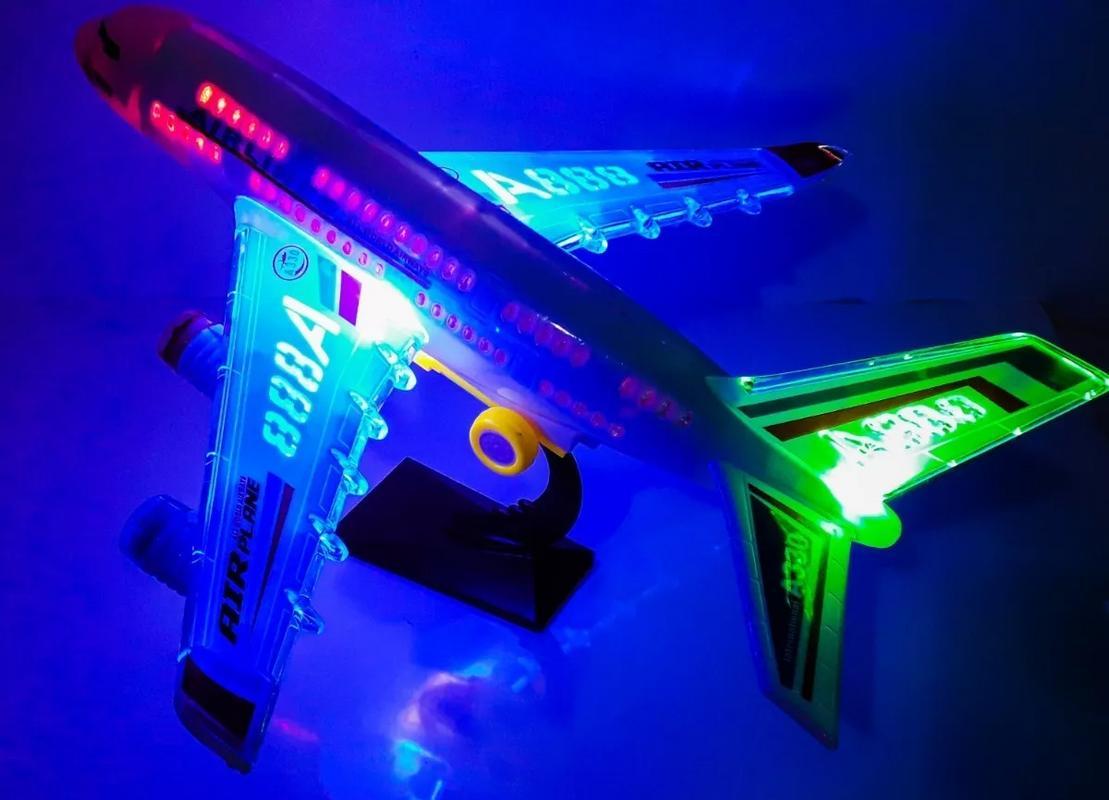 Avião Airlines A330 Brinquedo Decorativo com Luzes e Sons
