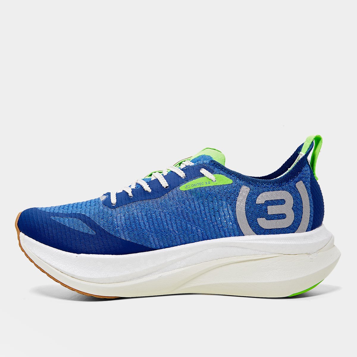 Miniatura Tênis Olympikus Corre Grafeno 3 Azul Royal+Verde - 36