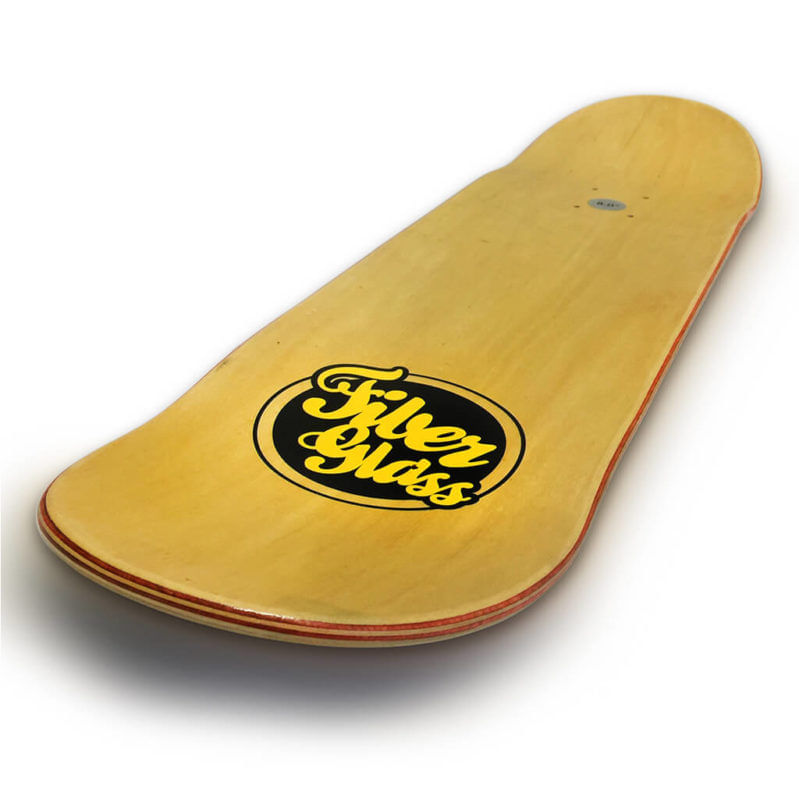 Miniatura Shape de Skate Fiber Glass Wood Light Zombie