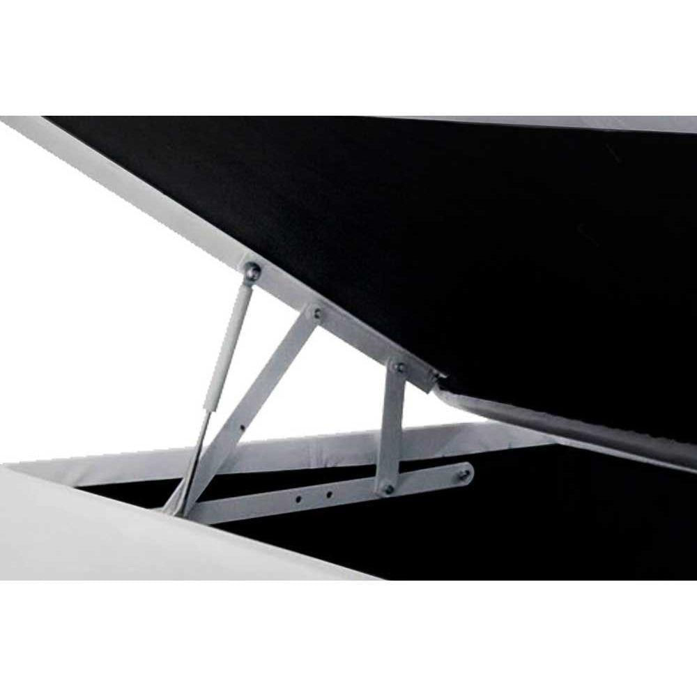 Cama Box Baú Casal Universal Courano White (138x188x35) - Ortobom