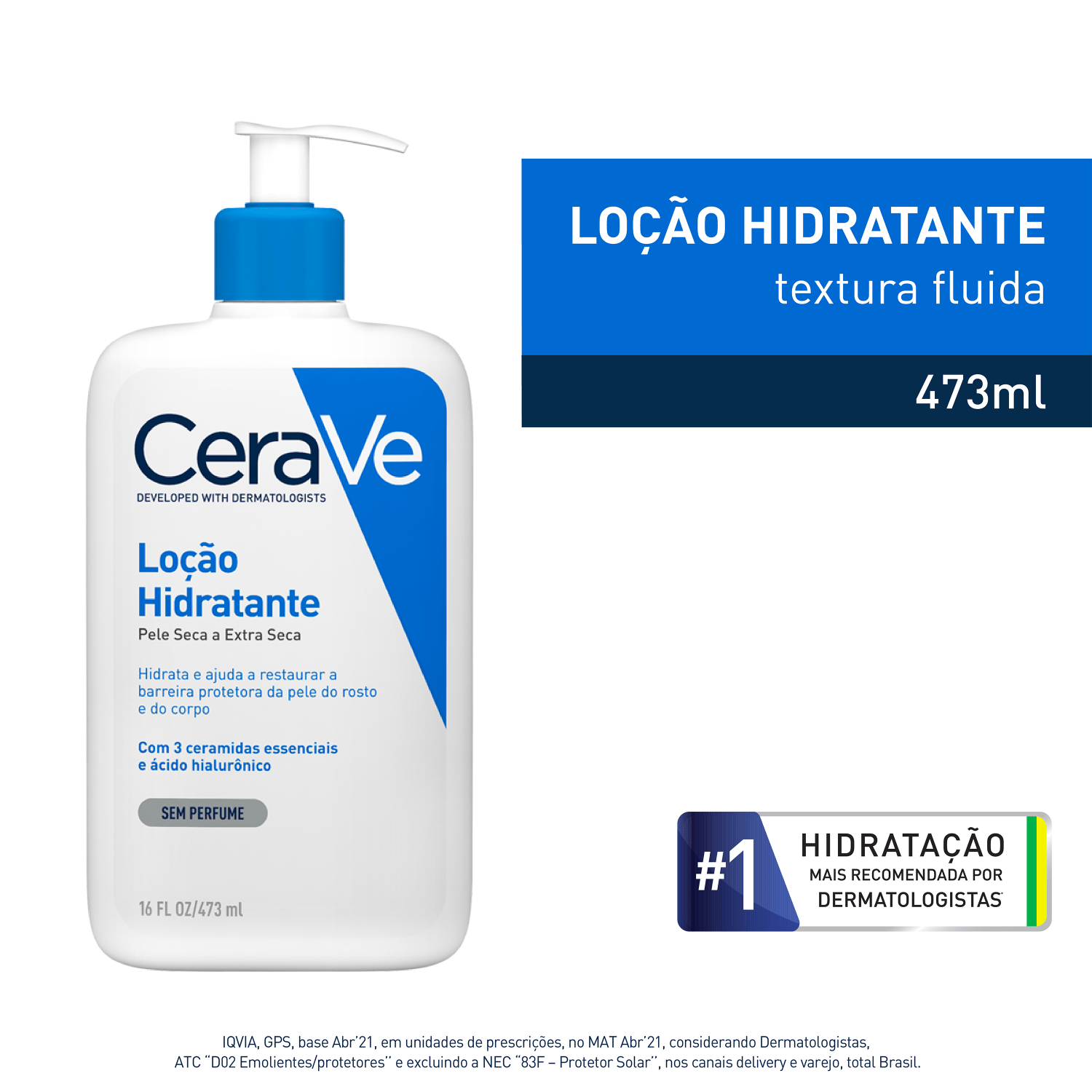 CeraVe Rosto & Corpo - Loção Hidratante 473ml