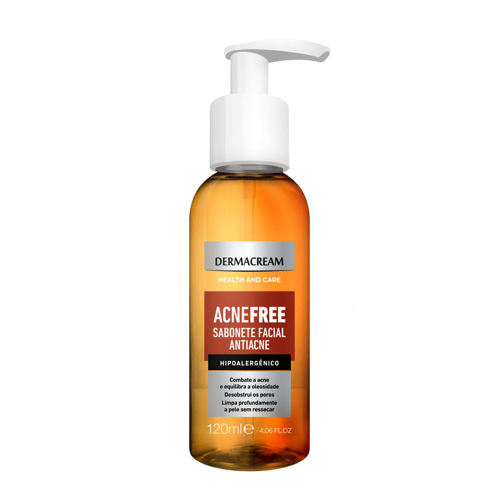 Miniatura Sabonete Facial Dermacream Acnefree 120ml