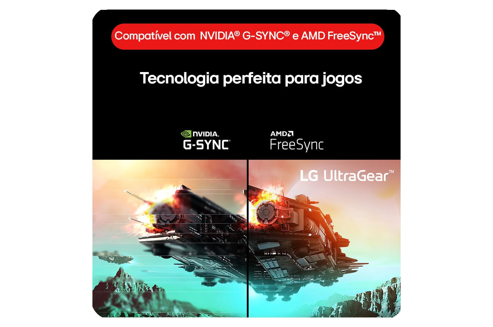 Miniatura Monitor Gamer LG UltraGear 27” IPS, 180Hz, 1ms (GtG), NVIDIA® G-SYNC® , AMD FreeSync™, HDR10, sRGB 99% - 27GS60F-B