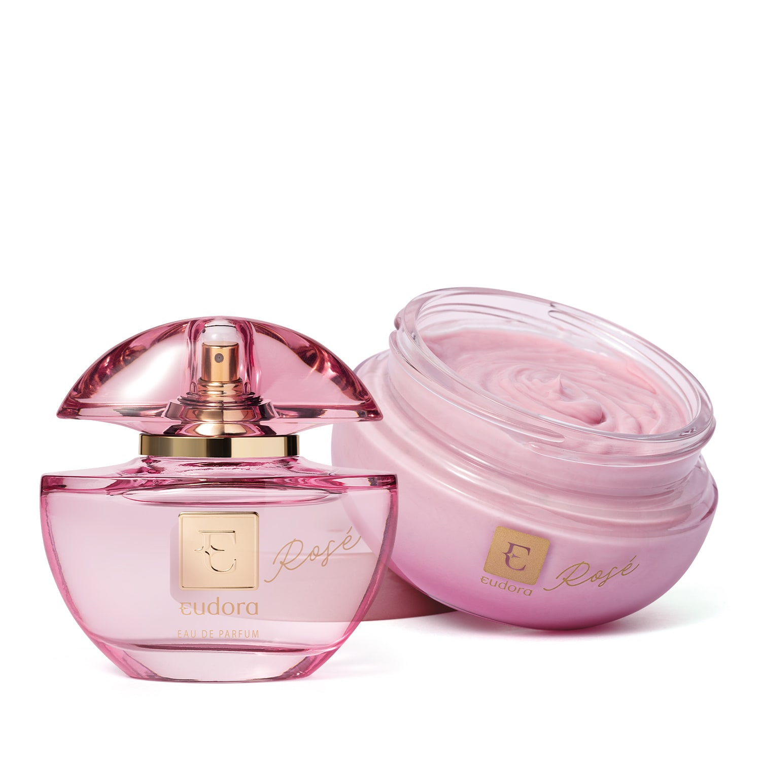 Miniatura Kit Eudora Rosé: Eau de Parfum 75ml + Creme Desodorante Hidratante Corporal 250g
