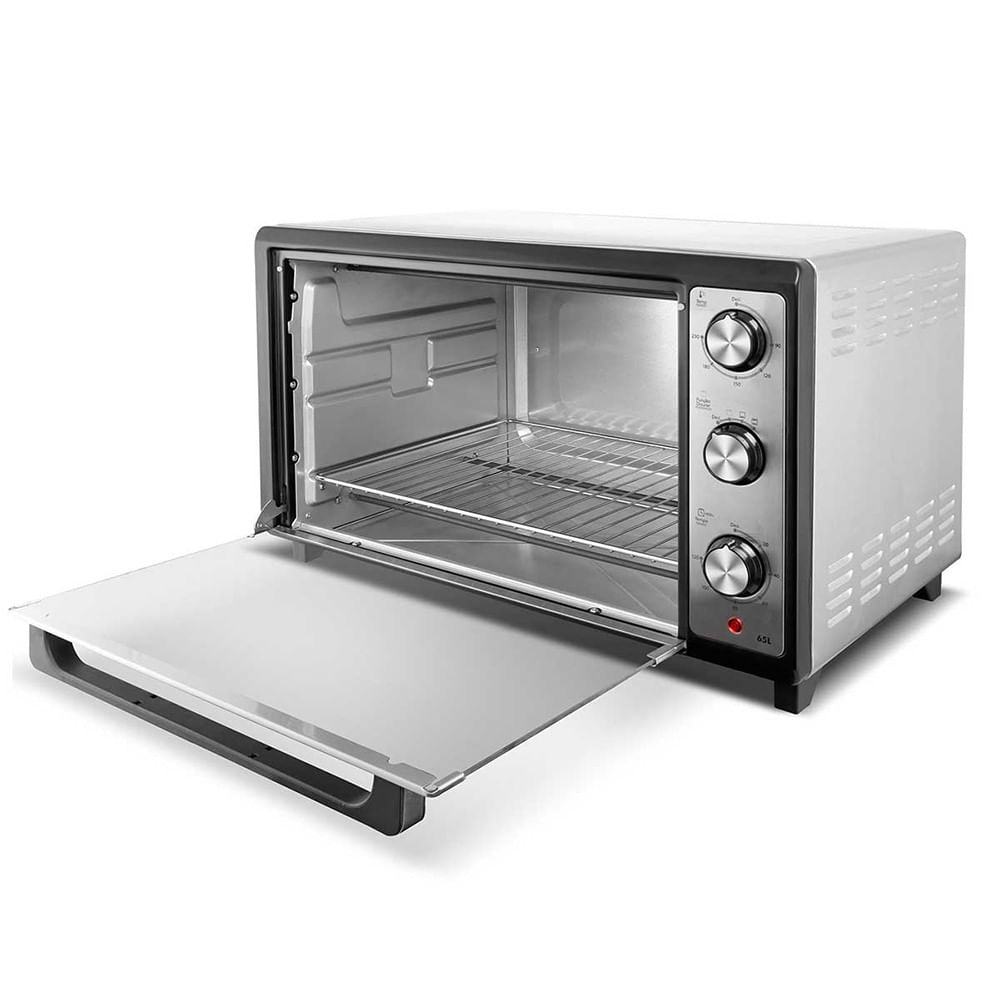Miniatura Forno Elétrico Inox 65L Philco Dupla Resistência PFE65 Preto - 110V