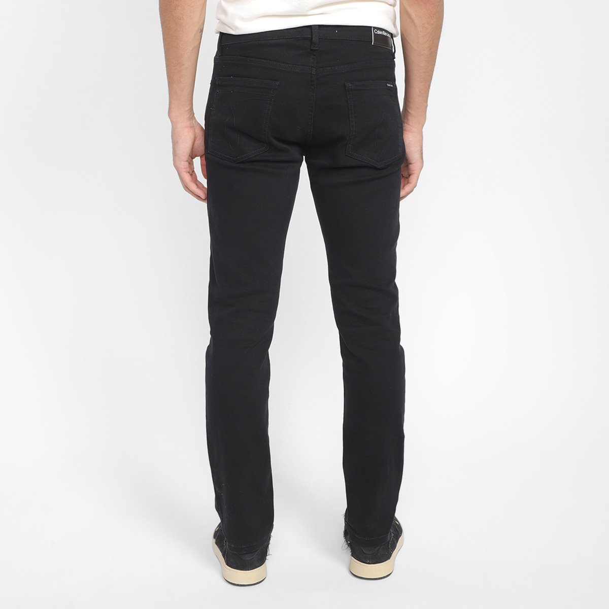 Miniatura Calça Sarja Skinny Calvin Klein Infinite Bla Masculina Preto - 38