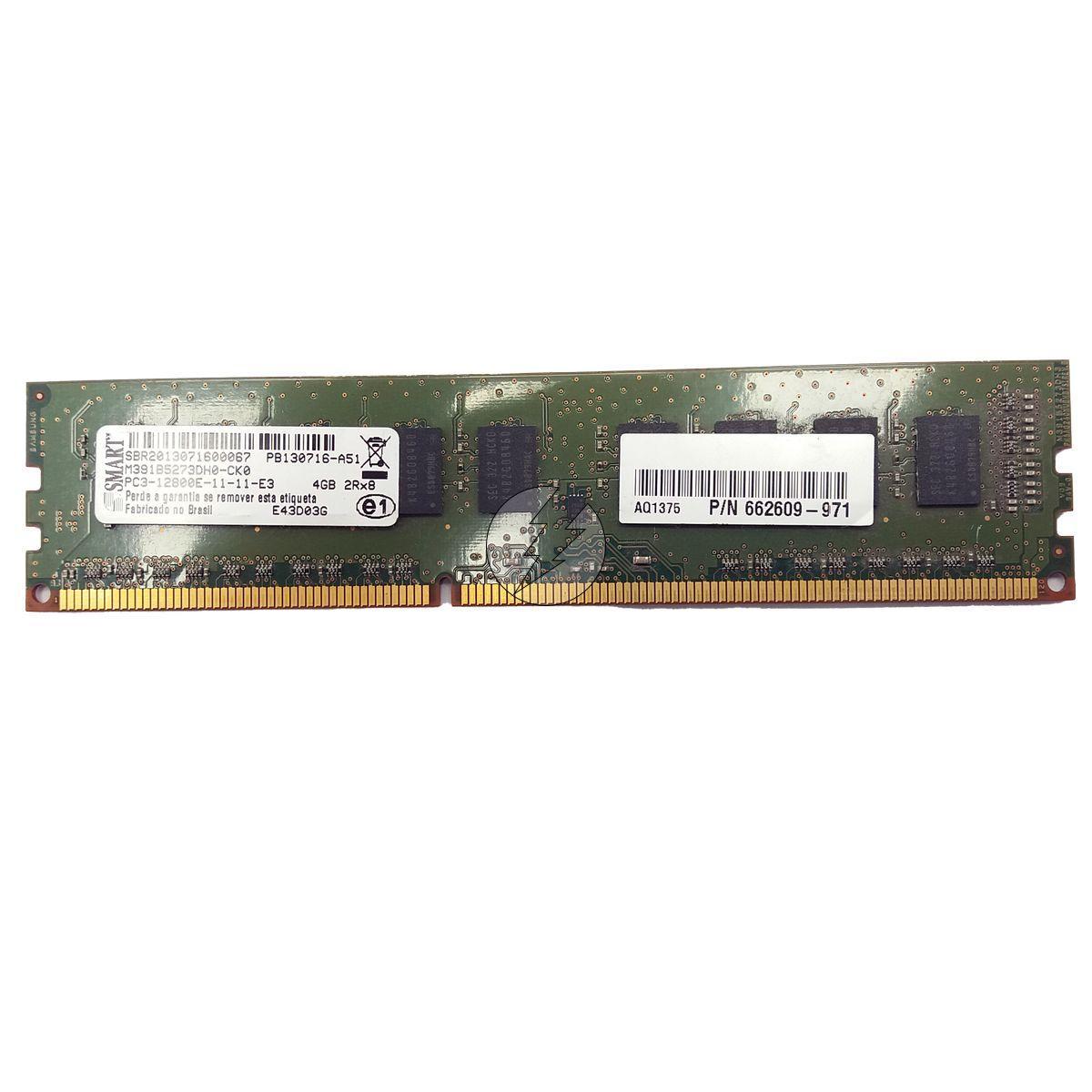Miniatura Memória Ddr3 Smart M391B5273Dh0-Ck0 4Gb 1600 Ecc Udimm