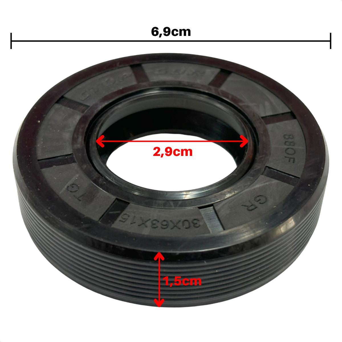 Miniatura Kit Mecanismo Retentor Brastemp Mini Bwk12 8-12Kg C/Suporte