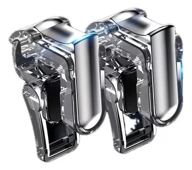 Miniatura 2X Gatilho Free Fire L1+L2 Gamer Profissiona Hud 4 Dedos