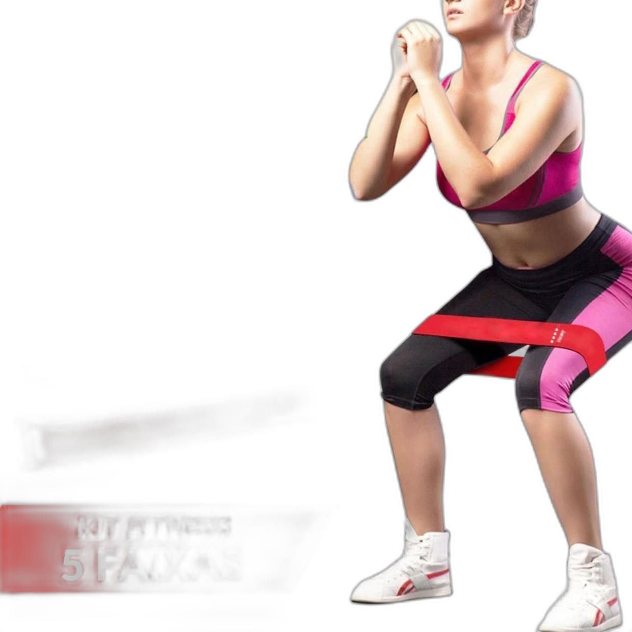 Miniatura Mini Band Elastico Para Exercicios Ginastica Fisioterapia
