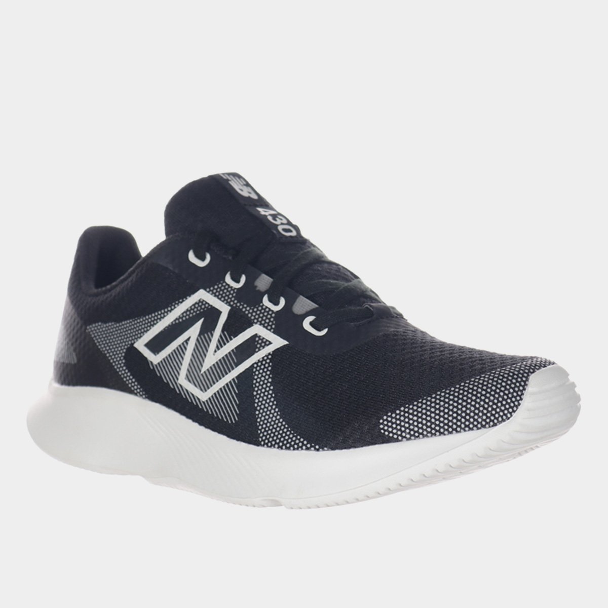 Miniatura Tênis New Balance 430 V4 Feminino Preto+Bege - 34