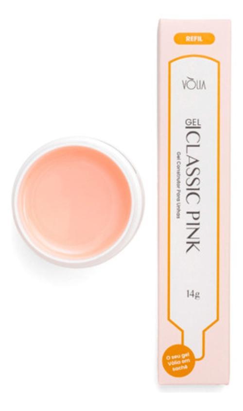 Miniatura Kit Refil Sache Volia Gel Base + Classic Pink +Classic Cover