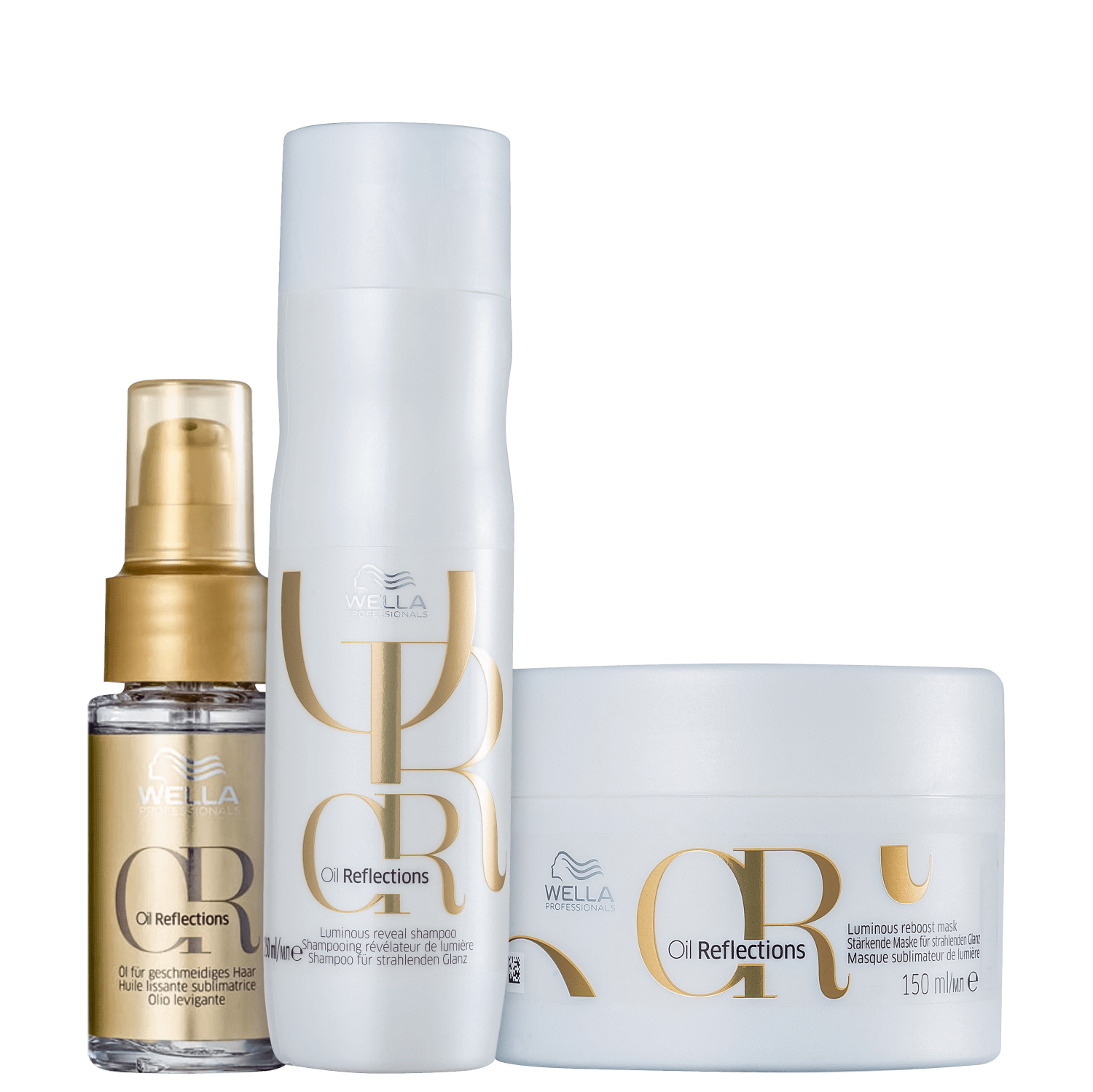 Miniatura Kit Wella Professionals Oil Reflections Trio Shine (3 Produtos)