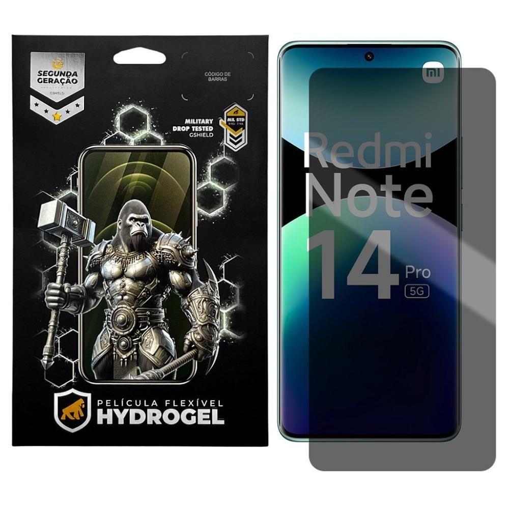 Miniatura Película Para Xiaomi Redmi Note 14 Pro 5g - Privacidade Hydrogel - Gshield