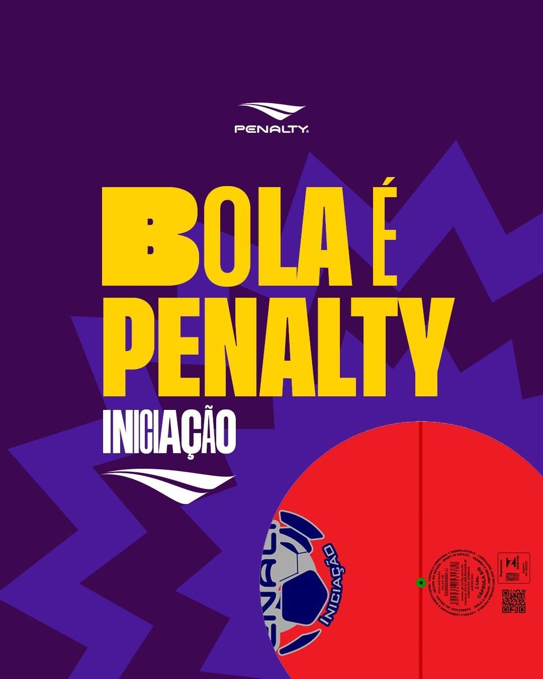 Miniatura Bola Iniciação Penalty T12 Vermelho - Infantil Vermelho