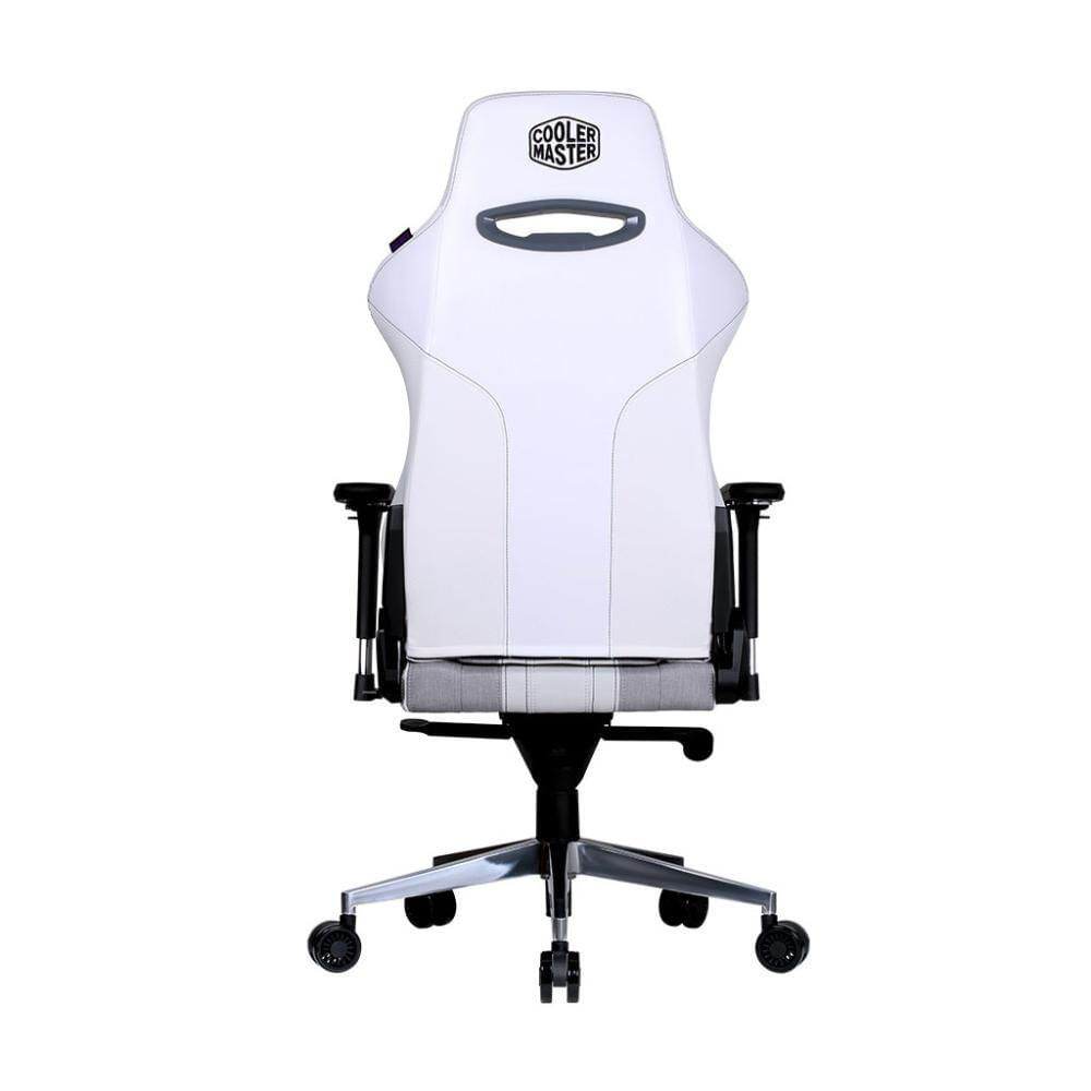 Miniatura Cadeira Gamer Cooler Master Caliber X2c Cinza E Branca C/ Base De Aco - Cmi-gcx2c-gw