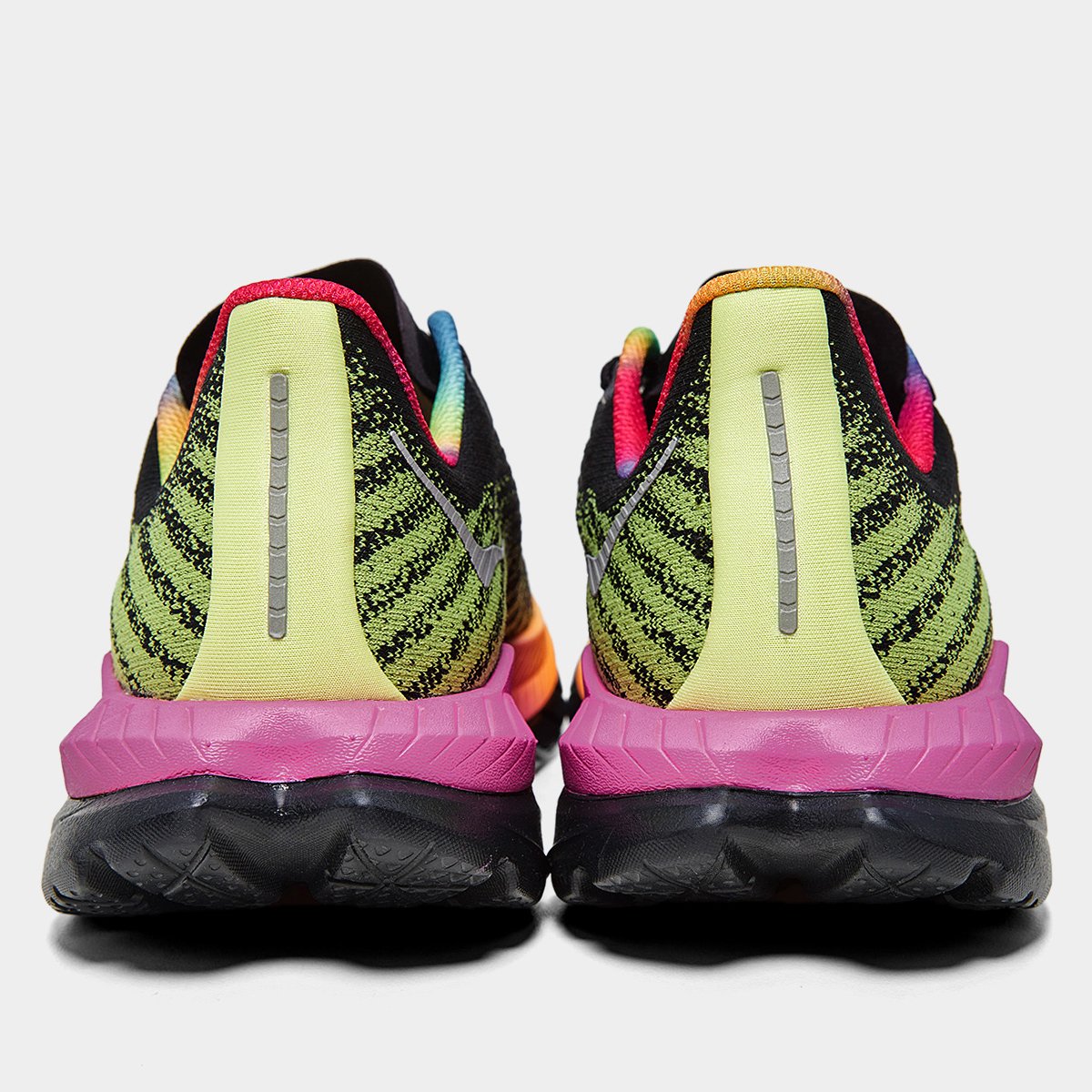 Miniatura Tênis Hoka Mach 5 Masculino Preto+Amarelo - 43