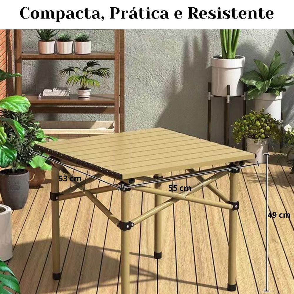 Mesa Dobrável Portátil Para Camping Prática E Resistente