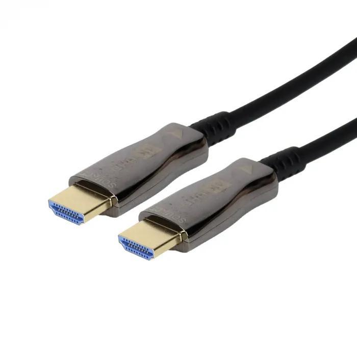 Miniatura Cabo HDMI 2.0 Fibra Óptica 4K 60Hz 18Gbps 30 Metros