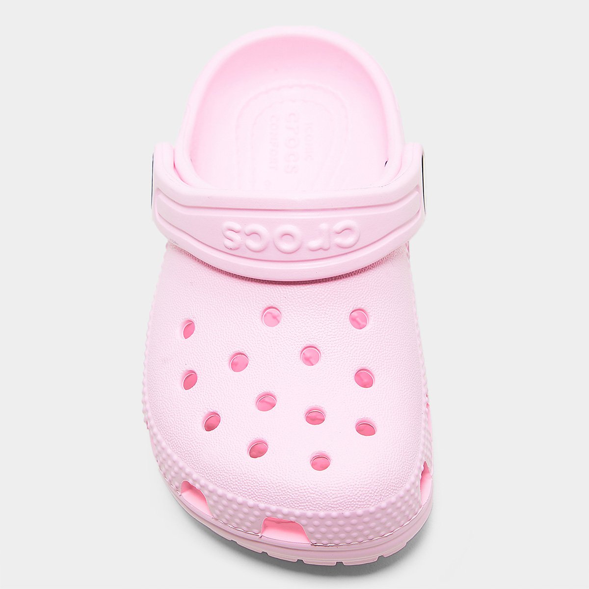 Miniatura Crocs Infantil Classic Clog Feminino Rosa Claro - 22