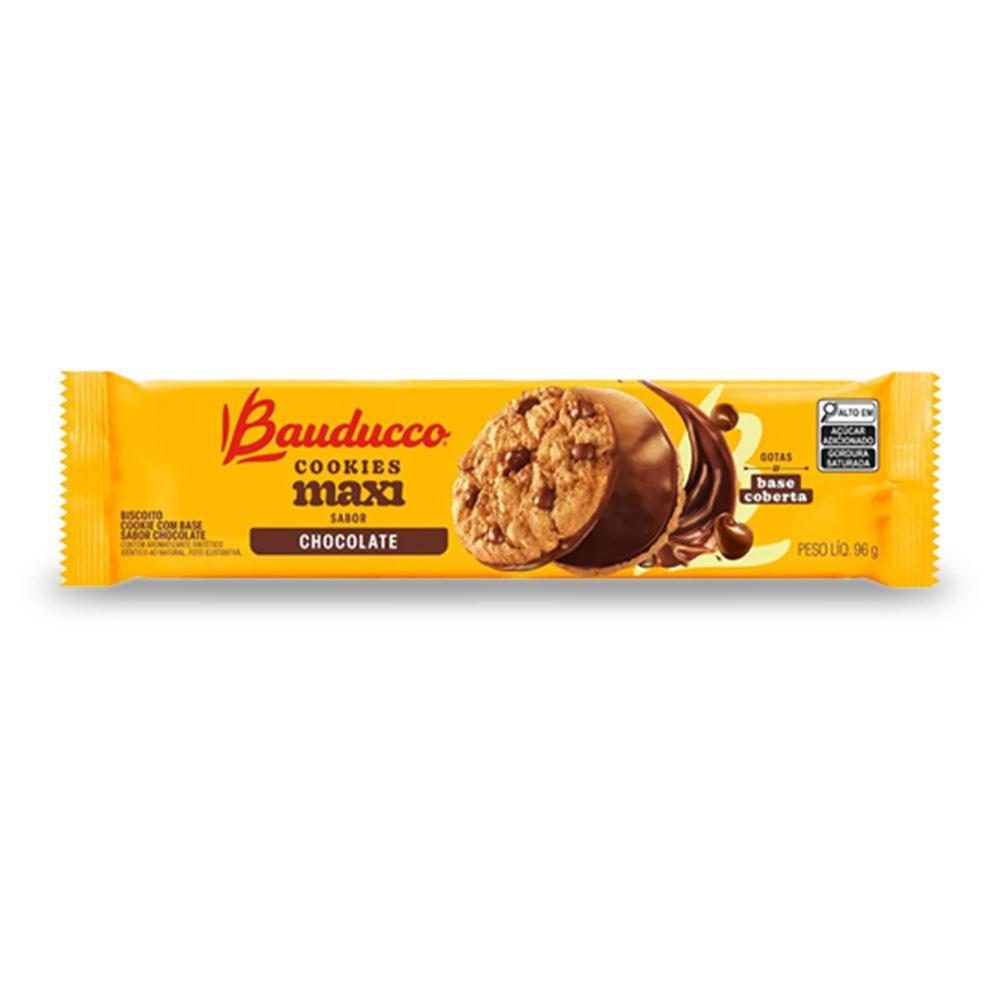 Miniatura Biscoito Cookies Bauducco Maxi Chocolate 96G
